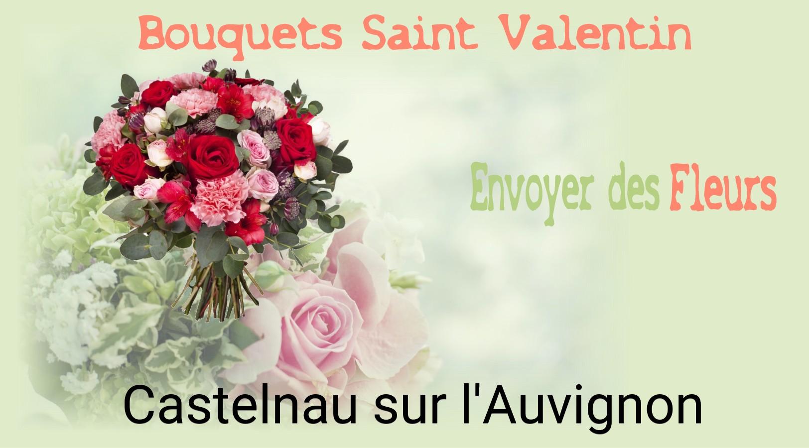 Roses de Saint-Valentin livrées à Castelnau-sur-l'Auvignon
